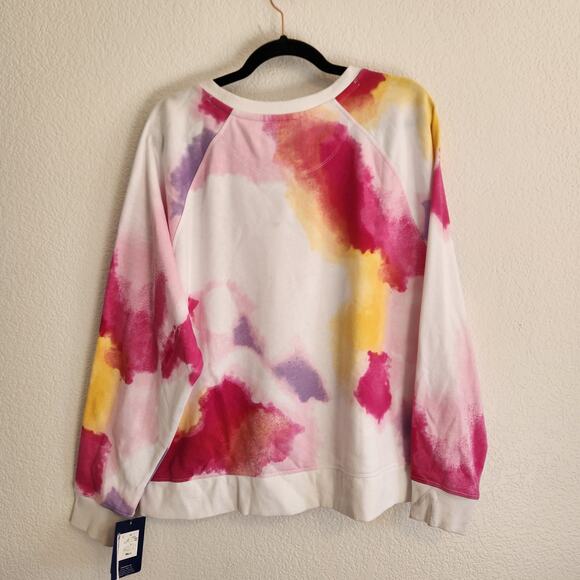 Champion Women Size 2XL Campus French Terry Crew Fuchsia Athletic Sweatshirt NWT - Picture 8 of 10